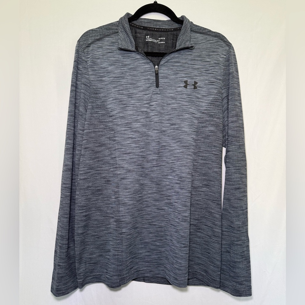 Under Armour Gray Quarter-Zip Pullover‎